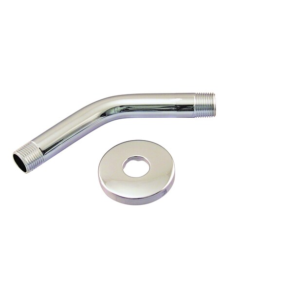 Westbrass 1/2" IPS x 6" Shower Arm in Polished Nickel D300-1-05 - main